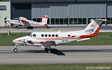 Beech Super King Air 200 | HB-GIL | Air Glaciers | SION (LSGS/SIR) 08.04.2015