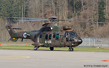 Aerospatiale AS532 AL Cougar | H3-72 | Slovenian Air Force  |  Returning from a test-flight | ALPNACH (LSMA/---) 18.03.2015