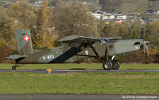 Pilatus PC-6/B2-H2M-1 | V-613 | Swiss Air Force | LOCARNO MAGADINO (LSMO/---) 04.11.2015