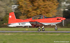 Pilatus PC-7 | A-937 | Swiss Air Force | LOCARNO MAGADINO (LSMO/---) 04.11.2015