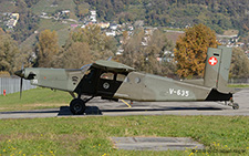 Pilatus PC-6/B2-H2M | V-635 | Swiss Air Force | LOCARNO MAGADINO (LSMO/---) 04.11.2015