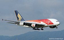 Airbus A380-841 | 9V-SKI | Singapore Airlines  |  50 year of Singapore | Z&UUML;RICH (LSZH/ZRH) 14.06.2015