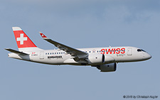 Bombardier CSeries 100 | C-GWXZ | Bombardier  |  in Swiss c/s | Z&UUML;RICH (LSZH/ZRH) 17.06.2015