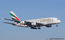 Airbus A380-861 | A6-EOO | Emirates Airlines | Z&UUML;RICH (LSZH/ZRH) 27.12.2015