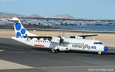 ATR 72-212A (500) | EC-IZO | Canary Fly  |  Promoting AVIS cars | ARRECIFE-LANZAROTE (GCRR/ACE) 16.03.2017