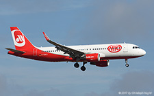 Airbus A320-214 | D-ABHJ | Air Berlin  |  with flyniki.com titles | Z&UUML;RICH (LSZH/ZRH) 25.02.2017