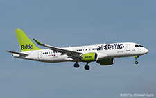 Bombardier CSeries 300 | YL-CSA | Air Baltic | Z&UUML;RICH (LSZH/ZRH) 25.02.2017