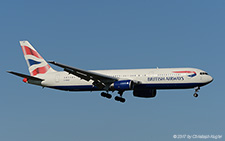 Boeing 767-336ER | G-BNWZ | British Airways  |  Flight BA716 from London Heathrow | Z&UUML;RICH (LSZH/ZRH) 08.04.2017