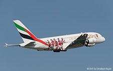 Airbus A380-861 | A6-EUA | Emirates Airline  |  promoting Arsenal FC | Z&UUML;RICH (LSZH/ZRH) 25.05.2017