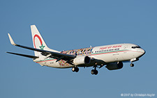 Boeing 737-86N | CN-RGF | RAM Royal Air Maroc  |  Wings of African Art (Saidou Dicko) cs | Z&UUML;RICH (LSZH/ZRH) 11.10.2017