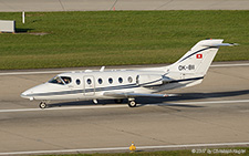 Raytheon 400A Beechjet | OK-BII | untitled (Jetbee Czech) | Z&UUML;RICH (LSZH/ZRH) 30.10.2017