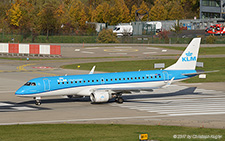 Embraer ERJ-190STD | PH-EZF | KLM Cityhopper | Z&UUML;RICH (LSZH/ZRH) 30.10.2017