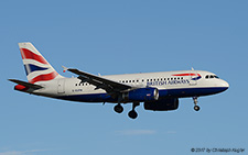 Airbus A319-131 | G-EUPM | British Airways | Z&UUML;RICH (LSZH/ZRH) 31.12.2017