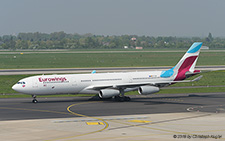 Airbus A340-313X | OO-SCW | Eurowings | D&UUML;SSELDORF (EDDL/DUS) 21.04.2018