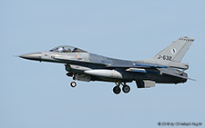 General Dynamics F-16AM | J-632 | Royal Netherlands Air Force | LEEUWARDEN (EHLW/LWR) 19.04.2018