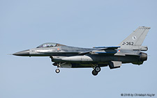 General Dynamics F-16AM | J-362 | Royal Netherlands Air Force | LEEUWARDEN (EHLW/LWR) 19.04.2018