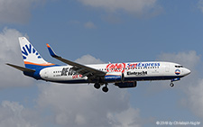 Boeing 737-8Z9 | D-ASXB | SunExpress Germany  |  Promoting the German Football Club Eintracht Frankfurt | ARRECIFE-LANZAROTE (GCRR/ACE) 15.09.2018