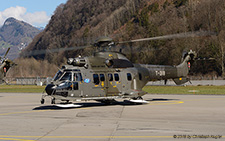 Aerospatiale AS332 M1 Super Puma | T-318 | Swiss Air Force  |  Showing badge of LTSt 8 | ALPNACH (LSMA/---) 14.03.2018