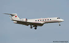 Gulfstream G550 | TC-CBK | Government of Turkey | Z&UUML;RICH (LSZH/ZRH) 24.01.2018