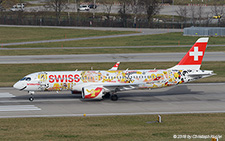 Bombardier CSeries 300 | HB-JCA | Swiss Global Airlines  |  Fichtré 2017 cs | Z&UUML;RICH (LSZH/ZRH) 25.01.2018