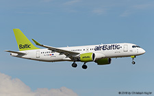Bombardier CSeries 300 | YL-CSD | Air Baltic | Z&UUML;RICH (LSZH/ZRH) 04.02.2018
