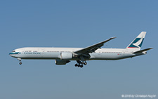 Boeing 777-367ER | B-KPD | Cathay Pacfic  |  somewhat later than scheduled | Z&UUML;RICH (LSZH/ZRH) 13.07.2018