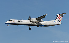 Bombardier DHC-8-402 | 9A-CQE | Croatia Airlines  |  Bravo Vatreni! sticker | Z&UUML;RICH (LSZH/ZRH) 11.08.2018