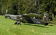 Pilatus PC-6/B2-H2M-1 | V-613 | Swiss Air Force | CHL&AUML;MPE (----/---) 12.09.2019