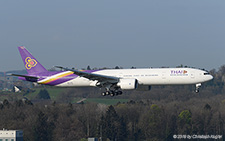 Boeing 777-3ALER | HS-TKQ | Thai Airways International | Z&UUML;RICH (LSZH/ZRH) 19.04.2019