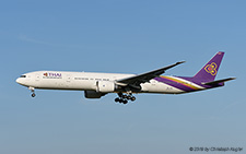 Boeing 777-3D7ER | HS-TKU | Thai Airways International | Z&UUML;RICH (LSZH/ZRH) 10.07.2019