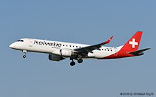 Embraer ERJ-190LR | HB-JVP | Helvetic Airways | Z&UUML;RICH (LSZH/ZRH) 24.07.2019