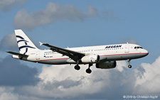 Airbus A320-232 | SX-DVX | Aegean Airlines | Z&UUML;RICH (LSZH/ZRH) 07.09.2019