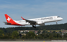 Embraer ERJ-190LR | HB-JVR | Helvetic Airways | Z&UUML;RICH (LSZH/ZRH) 20.09.2019