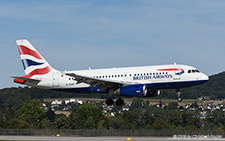 Airbus A319-131 | G-EUOF | British Airways | Z&UUML;RICH (LSZH/ZRH) 20.09.2019