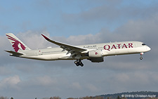 Airbus A350-941 | A7-AML | Qatar Airways | Z&UUML;RICH (LSZH/ZRH) 30.11.2019