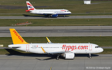 Airbus A320-251n | TC-NCE | Pegasus Airlines  |  with Airbus A319 of British Airways | Z&UUML;RICH (LSZH/ZRH) 05.01.2020