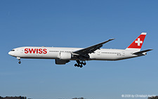 Boeing 777-3DEER | HB-JNA | Swiss International Air Lines | Z&UUML;RICH (LSZH/ZRH) 24.02.2020