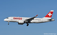 Bombardier CSeries 100 | HB-JBF | Swiss International Air Lines | Z&UUML;RICH (LSZH/ZRH) 24.02.2020