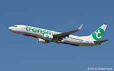 Boeing 737-8AL | 2-TJFK | Transavia France (MC Aviation Partners)  |  departing for Shannon | Z&UUML;RICH (LSZH/ZRH) 07.05.2020