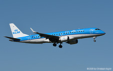 Embraer ERJ-190STD | PH-EZW | KLM Cityhopper | Z&UUML;RICH (LSZH/ZRH) 15.08.2020