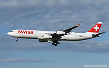 Airbus A340-313X | HB-JMC | Swiss International Air Lines | Z&UUML;RICH (LSZH/ZRH) 20.08.2020