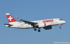 Bombardier CSeries 100 | HB-JBF | Swiss International Air Lines | Z&UUML;RICH (LSZH/ZRH) 09.11.2020