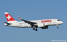 Bombardier CSeries 100 | HB-JBH | Swiss Global Airlines | Z&UUML;RICH (LSZH/ZRH) 09.11.2020