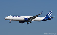 Airbus A321-271nx | SX-NAD | Aegean Airlines | FRANKFURT (EDDF/FRA) 09.09.2021
