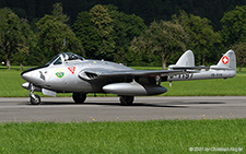 De Havilland DH.100 Vampire FB.6 | HB-RVN | private | MOLLIS (LSMF/---) 03.09.2021