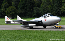 De Havilland DH.115 Vampire T.55 | HB-RVF | private | MOLLIS (LSMF/---) 03.09.2021