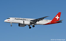 Embraer ERJ-190-E2 | HB-AZE | Helvetic Airways  |  1600th E-Jet sticker | Z&UUML;RICH (LSZH/ZRH) 24.01.2021