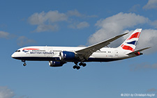 Boeing 787-8 | G-ZBJD | British Airways | Z&UUML;RICH (LSZH/ZRH) 27.03.2021