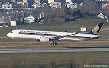 Airbus A350-941 | 9V-SMF | Singapore Airlines  |  10'000th Airbus Aircraft titles | Z&UUML;RICH (LSZH/ZRH) 30.03.2021