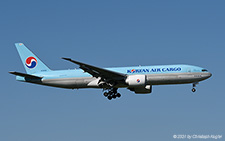 Boeing 777-F | HL8045 | Korean Air Cargo | Z&UUML;RICH (LSZH/ZRH) 30.05.2021